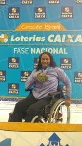 Patrícia Pereira volta com três ouros e confirma sua vaga nos Jogos Paralímpicos