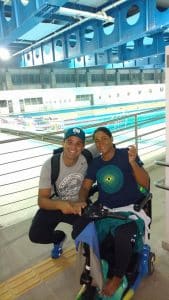 Leonardo Miglinas e Patrícia Pereira: enfrentaram um longo caminho até os Jogos. (Foto: Reprodução Facebook)