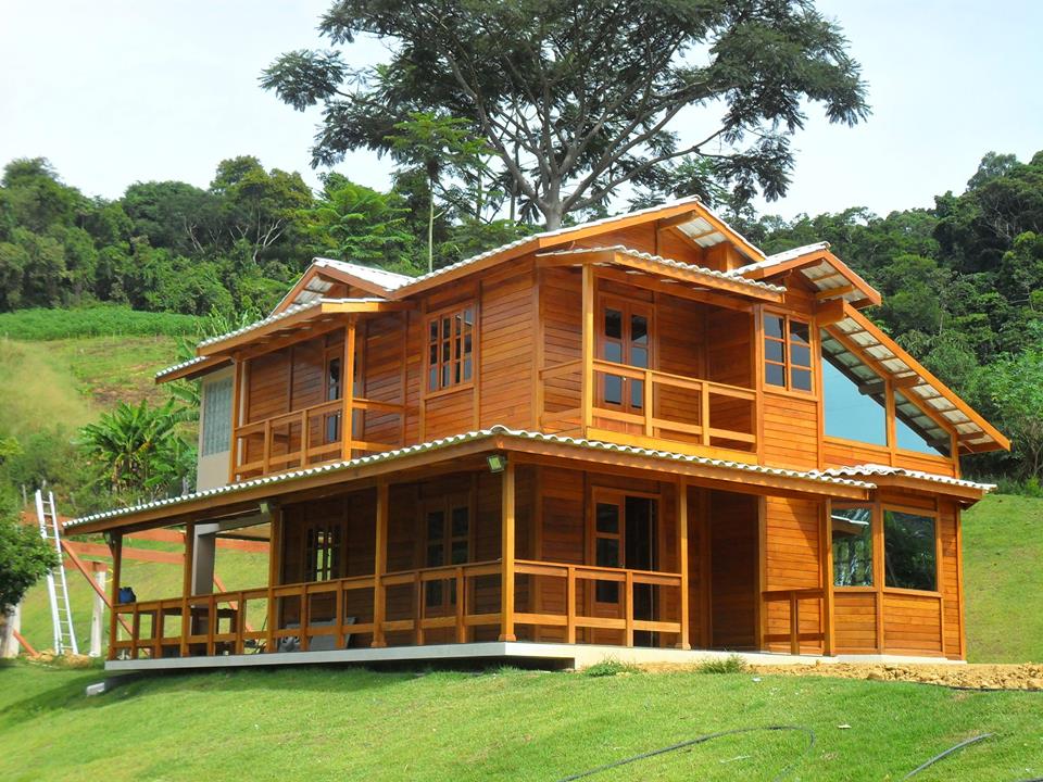 energia incorporada: casa de madeira