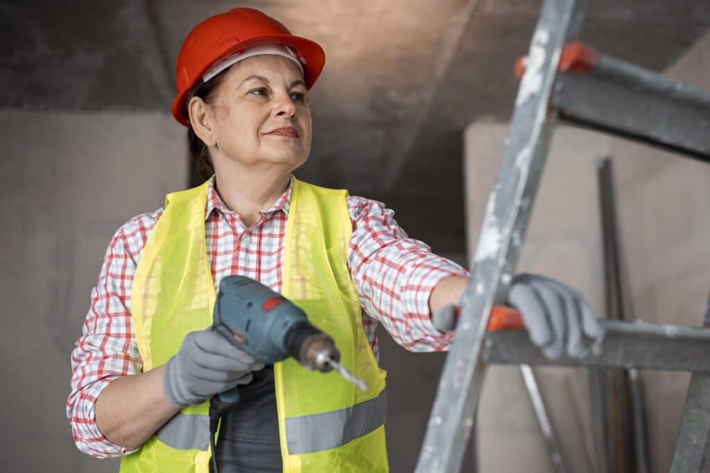cresce o número de mulheres na construção civil 