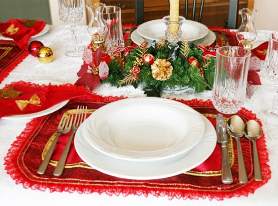 Sugestões de como preparar a mesa de Natal - Espaço Gourmet