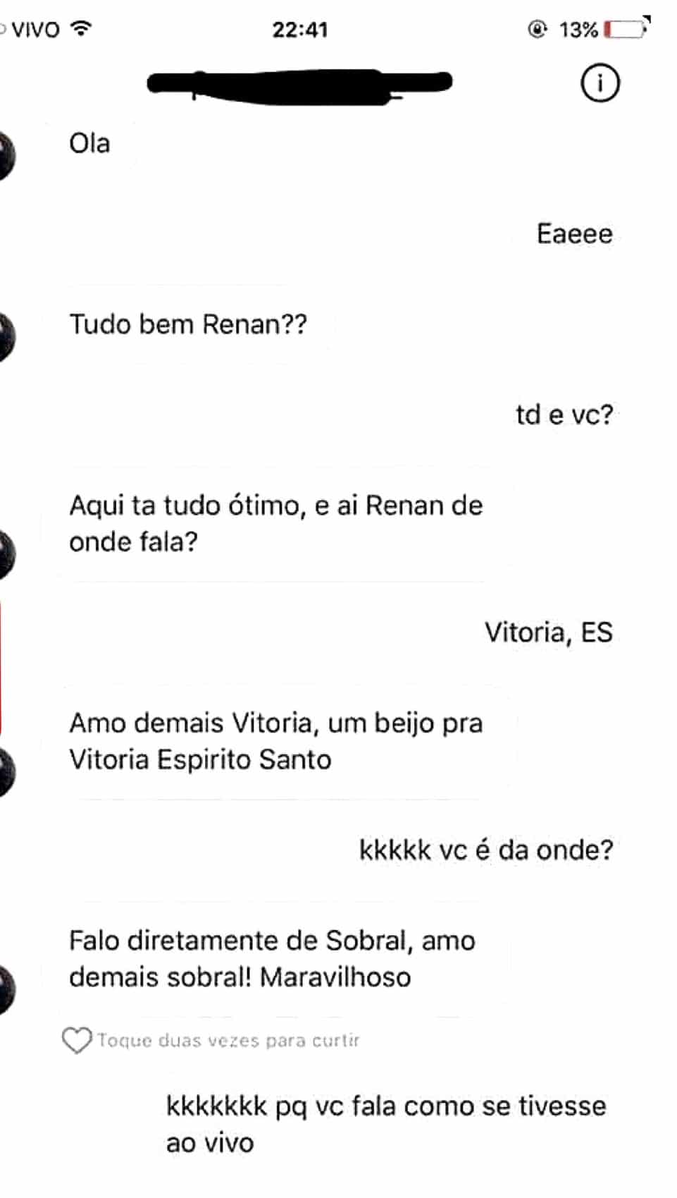 Vaza suposto print de cantada de Beatriz Reis com affair de Vitória: "Amo" (Foto: Reprodução/Instagram @beatrizreisbrasil)
