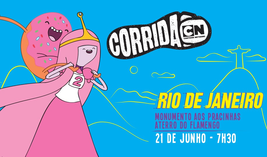 Eles vão se amarrar! Crianças e adultos correm juntinhos na Corrida Cartoon  no Rio de Janeiro – Corrida de Rua