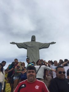 Renato Pavan está sempre no Rio para assistir aos jogos do Fla. (Foto: Facebook)