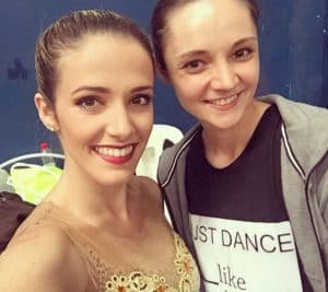 Natália e Bessonova. (Foto: Reprodução Instagram)