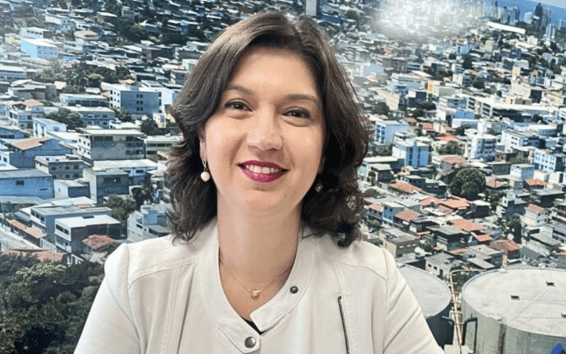 Kátia Côco, diretora de Engenharia e Meio Ambiente da Cesan