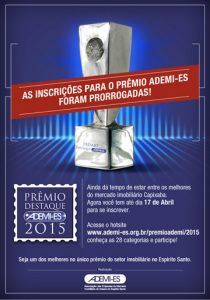 Prêmio Ademi-ES - Inscrições..