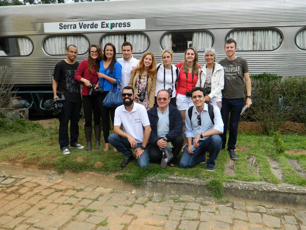 jornalistas visitam viana_passeio de  trem