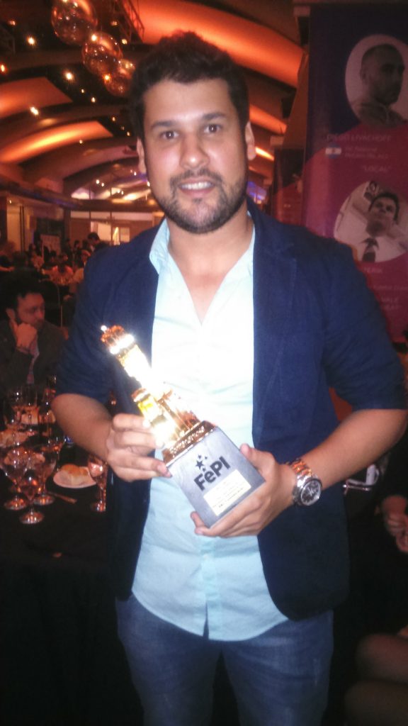 Ricardo Montenegro recebeu o Troféu de Ouro na edição 2015 da Fepi